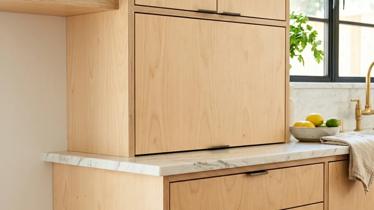 Modular kitchen made with ZIPCO calibrated and BWP plywood