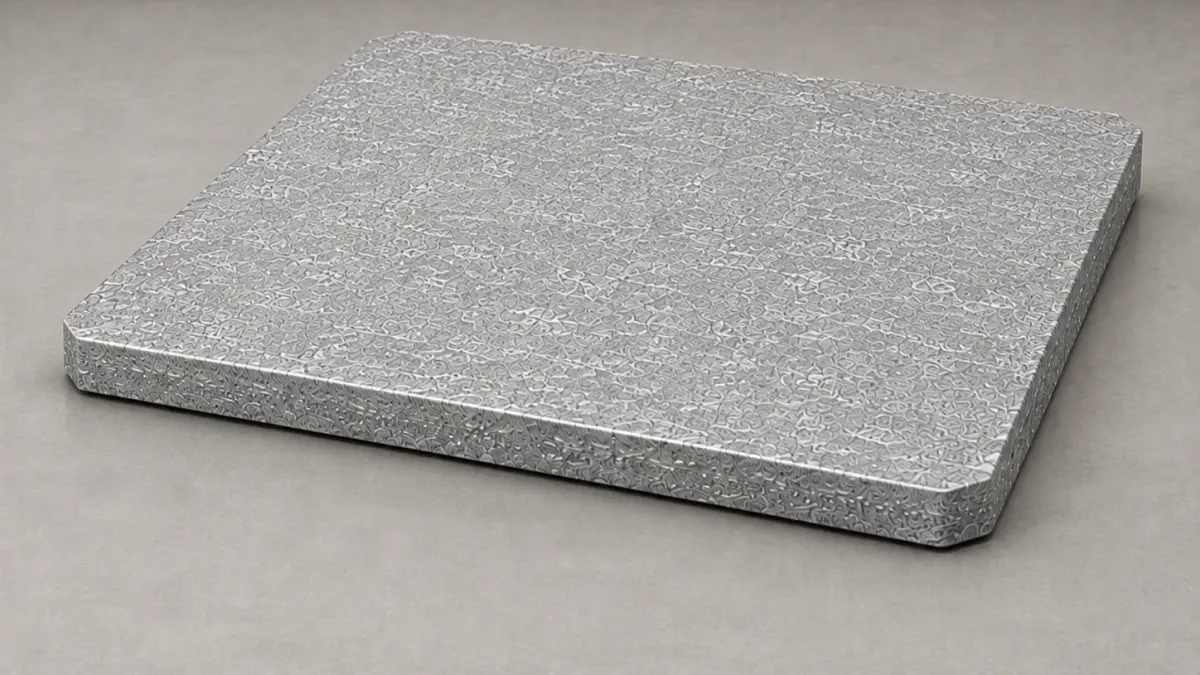 Metal reinforced plastic pallet for brick machines