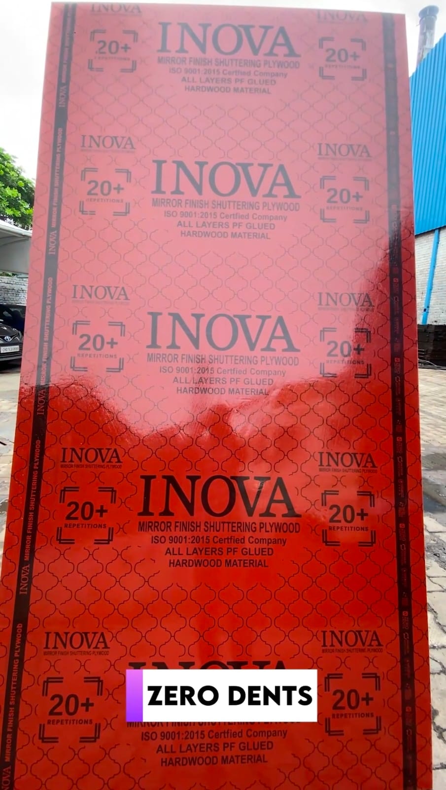 Red Shuttering Plywood
